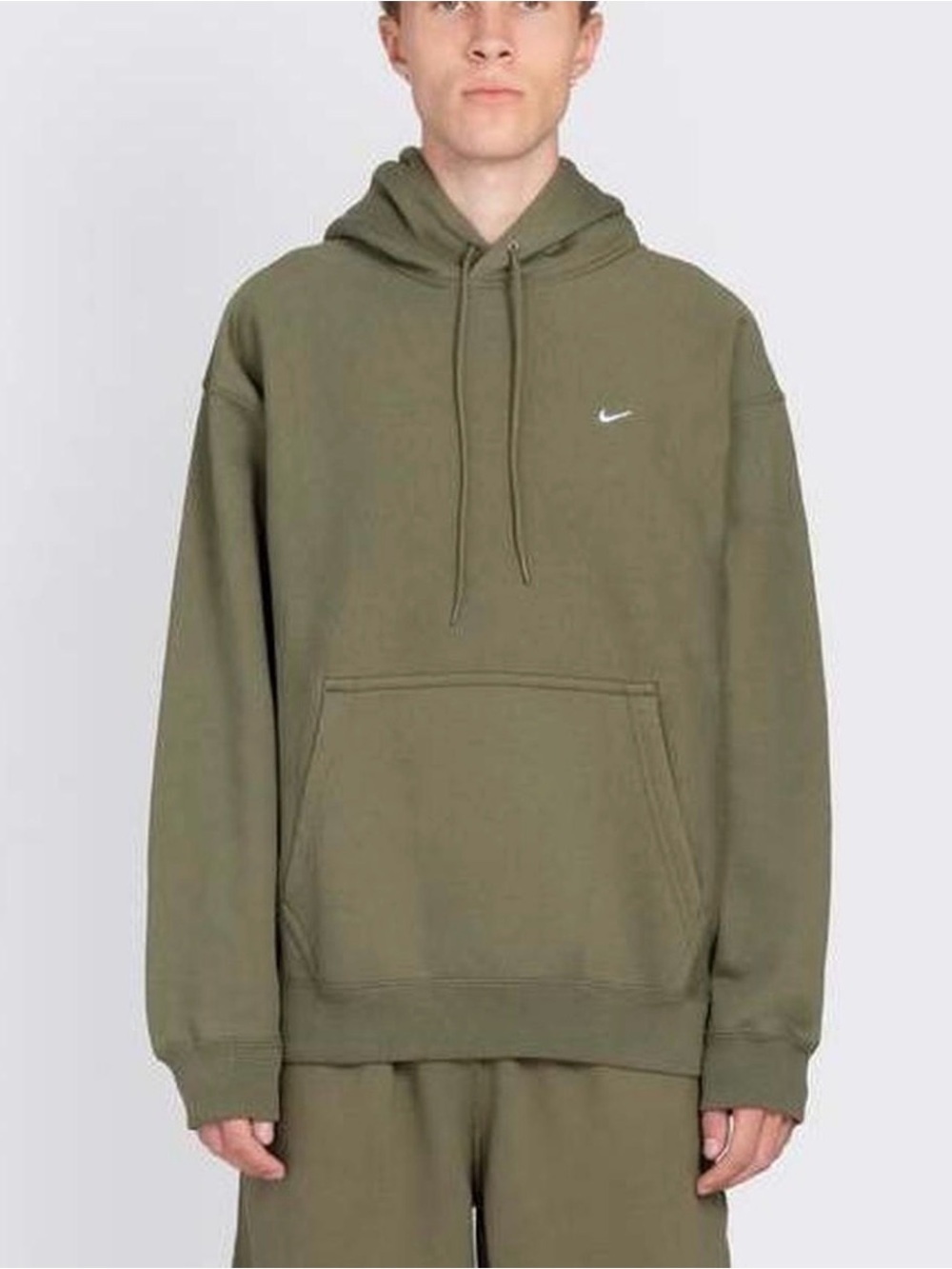 Nike Olive Green Pullover Hoodie - Men's XL